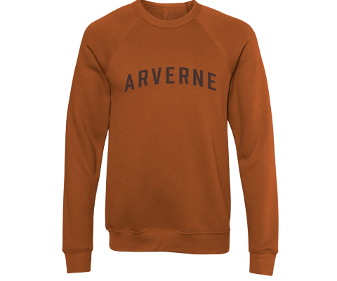 Arverne Adult Crew Neck Sweatshirt in Deep Sunset