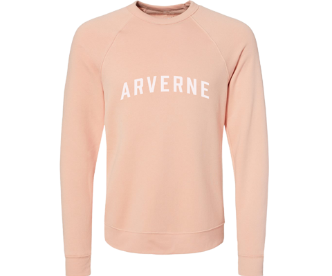 Arverne Adult Crew Neck Sweatshirt in Peach