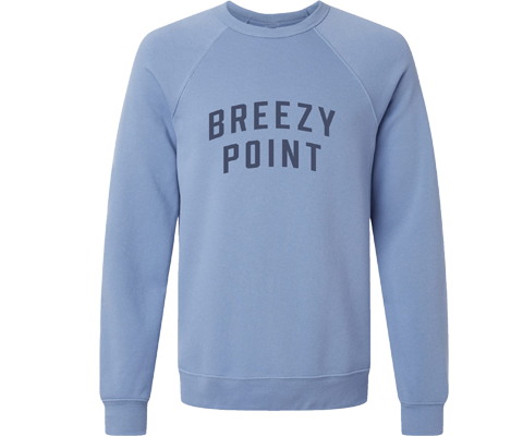 Belle Harbor Adult Crew Neck Sweatshirt in Lavender Blue