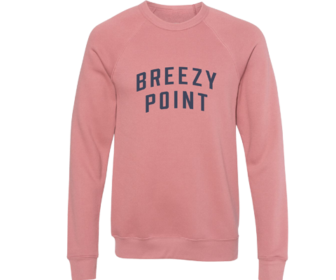 Breezy Point Adult Crew Neck Sweatshirt in Mauve