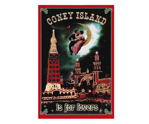 Coney Island is for Lovers Brooklyn Postcard