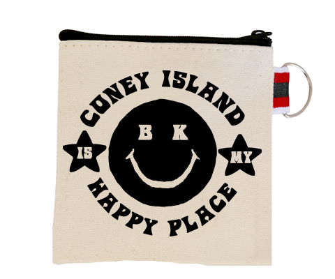 Coney Island is My Happy Place Brooklyn Coin Purse