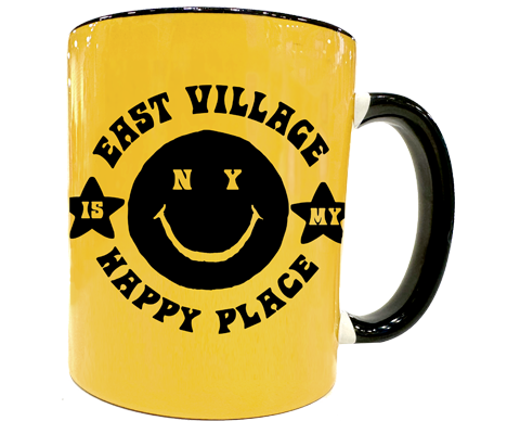 East Village New York is My Happy Place Mug