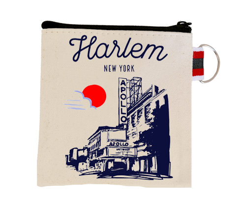 Harlem Manhattan Sketch Coin Purse