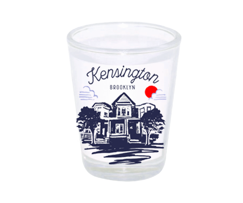 Kensington Brooklyn Sketch Shot Glass