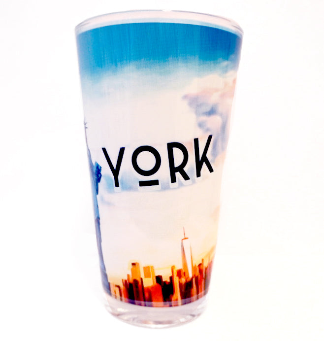 Statue of Liberty Sunrise New York Pint Glass