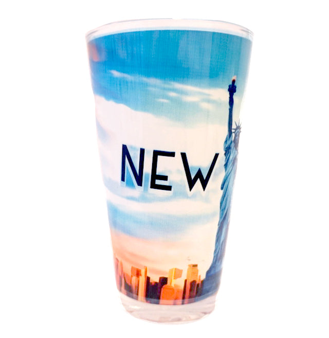 Statue of Liberty Sunrise New York Pint Glass