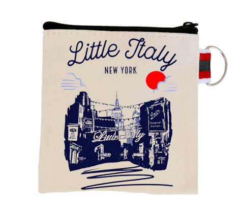 Little Italy Manhattan Sketch Coin Purse