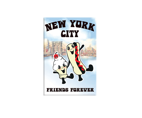 New York Friends Forever Magnet