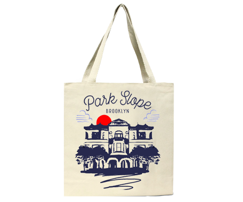 Park Slope Brooklyn Sketch Tote Bag