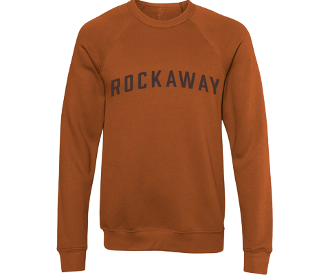 Rockaway Adult Crew Neck Sweatshirt in Deep Sunset