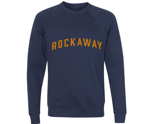 Rockaway Adult Crew Neck Sweatshirt in Navy