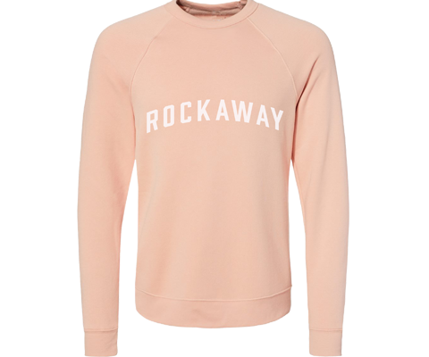 Rockaway Adult Crew Neck Sweatshirt in Peach