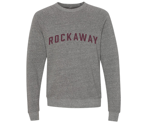 Rockaway Adult Crew Neck Sweatshirt in Medium Heather Gray