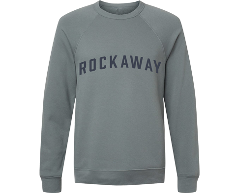 Rockaway Adult Crew Neck Sweatshirt in Blue Storm