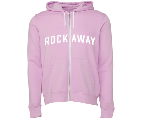 Rockaway Lilac Zip Up Adult Hoodie