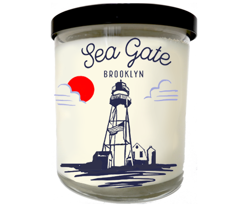 Sea Gate Brooklyn Sketch Scented Candle