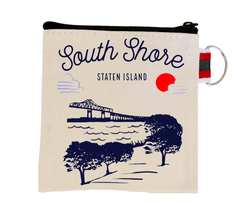 South Shore Staten Island Sketch Coin Purse