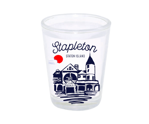 Stapleton Staten Island Sketch Shot Glass