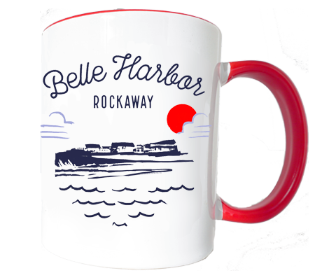 Belle Harbor Sketch Mug