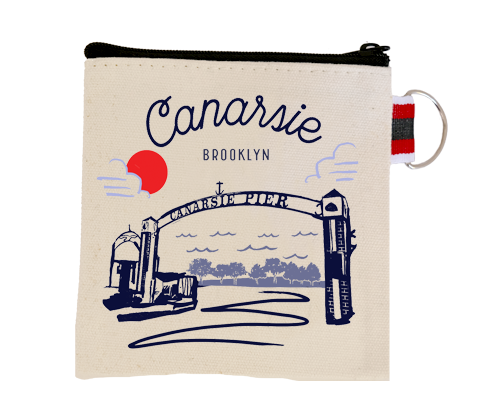 Canarsie Brooklyn Sketch Coin Purse