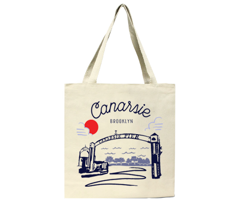 Canarsie Brooklyn Sketch Tote Bag