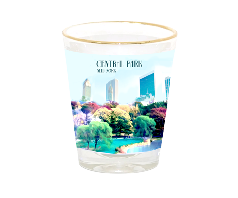 Central Park New York Shot Glass
