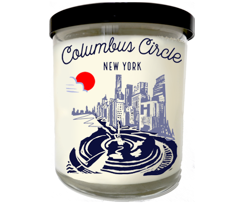 Columbus Circle Manhattan Sketch Scented Candle