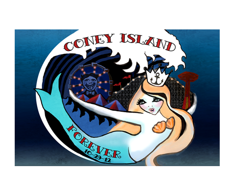 Coney Island Forever Brooklyn Postcard