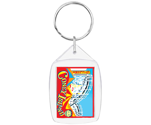 Coney Island Cyclone Icon Keychain