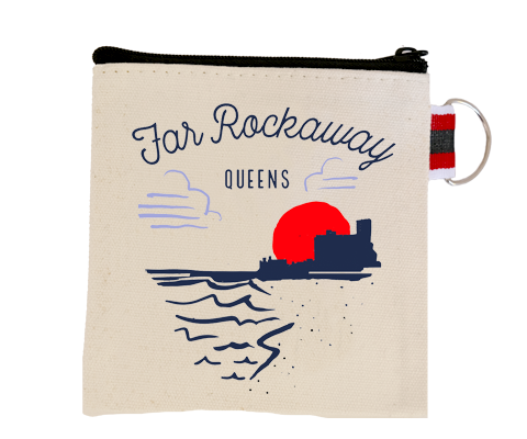 Far Rockaway Sketch Coin Purse