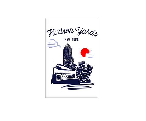Hudson Yards New York City Sketch Magnet