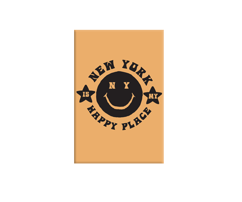 New York is My Happy Place Magnet