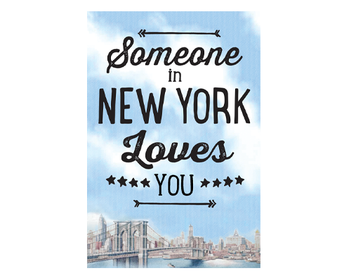 Someone in New York Loves You Postcard