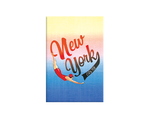 New York Swimmer Magnet