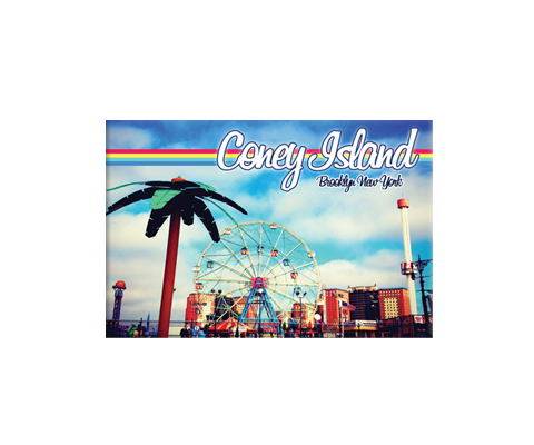 Rainbow Coney Island Brooklyn New York Magnet