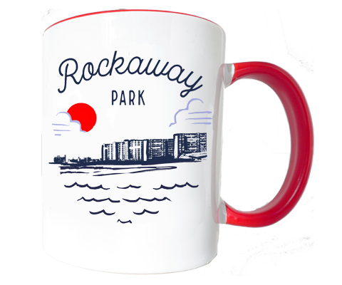 Rockaway Park Sketch Mug
