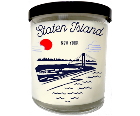 Staten Island Sketch Scented Candle