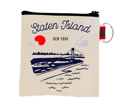 Staten Island Sketch Coin Purse