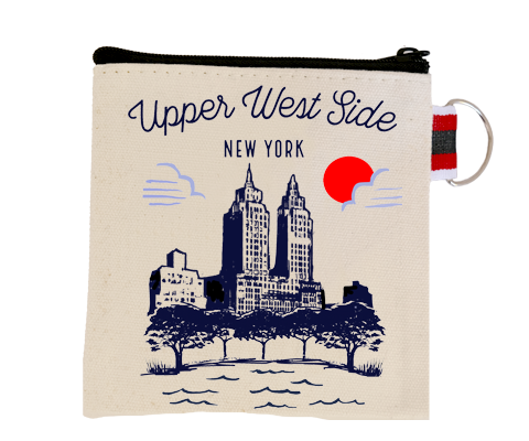 Upper West Side Manhattan Sketch Coin Purse
