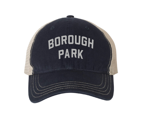 Borough Park Brooklyn Classic Sport Vintage Hat in Navy/Vanilla