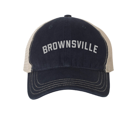 Brownsville Brooklyn Classic Sport Vintage Hat in Navy/Vanilla