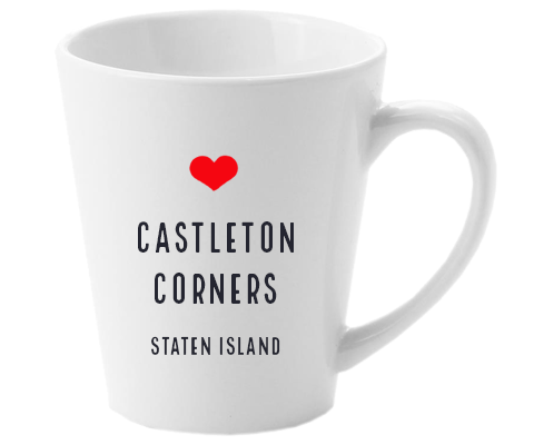 Castleton Corners Staten Island NYC Home Latte Mug