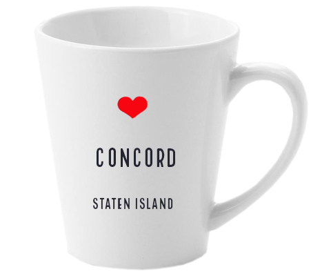 Concord Staten Island NYC Home Latte Mug