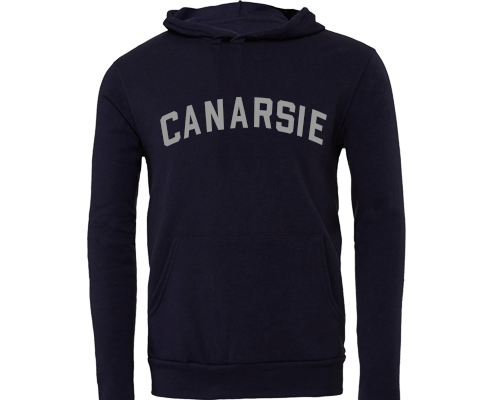 Canarsie Brooklyn Sport Hoodie with Pocket in Navy