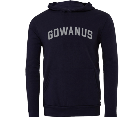 Gowanus Brooklyn Sport Hoodie with Pocket in Navy