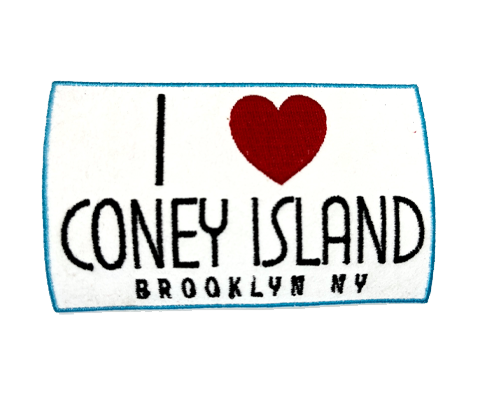 I Love Coney Island Embroidered Patch
