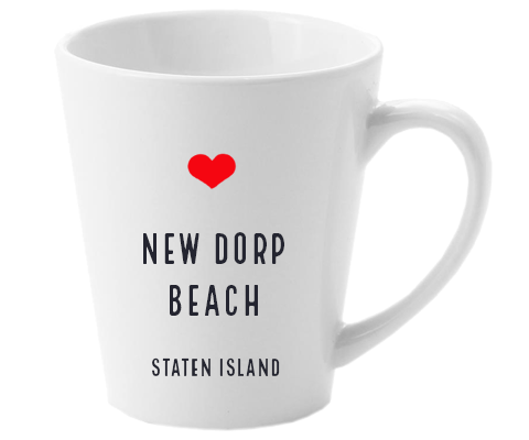 New Dorp Beach Staten Island NYC Home Latte Mug