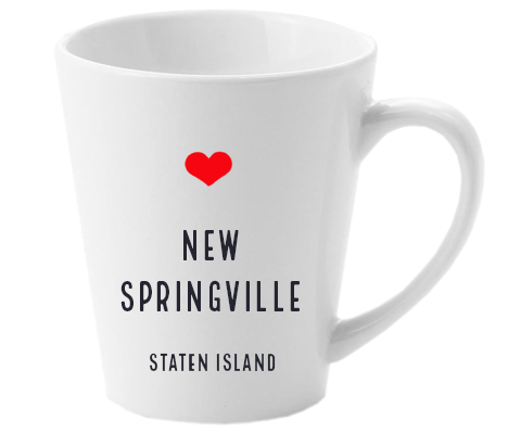 New Springville Staten Island NYC Home Latte Mug