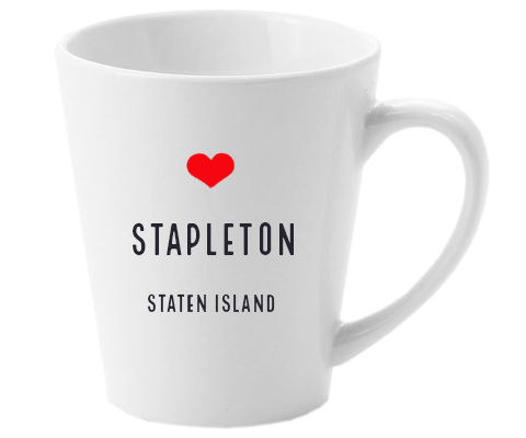 Stapleton Staten Island NYC Home Latte Mug